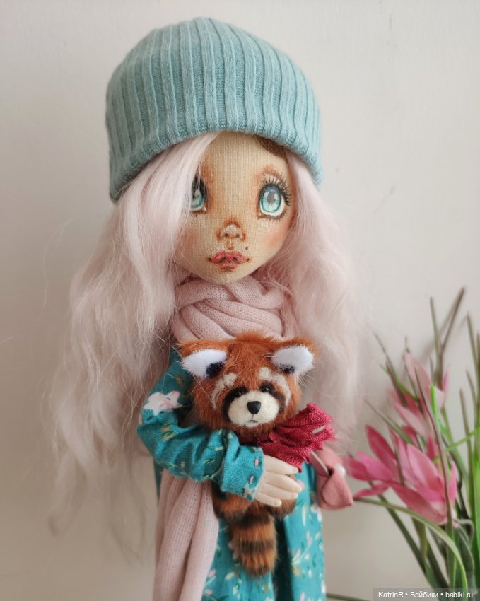 Новая компания зверят — Текстильные игрушки и примитивы: кофейные