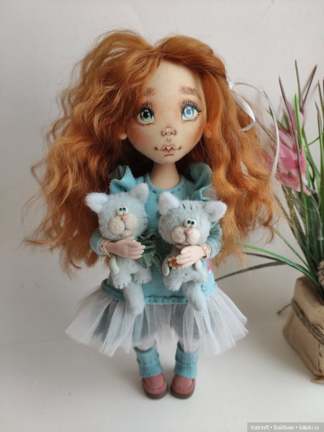 Новая компания зверят — Текстильные игрушки и примитивы: кофейные