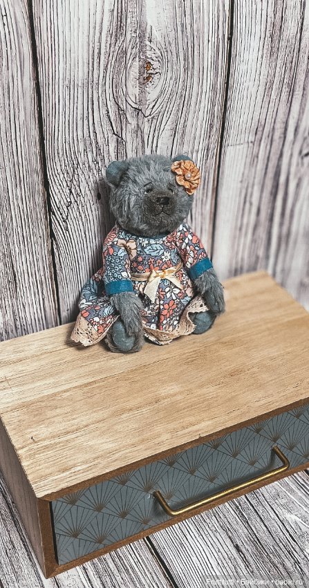 Пошаговый МК по созданию мишки тедди 16 см (фото 5)