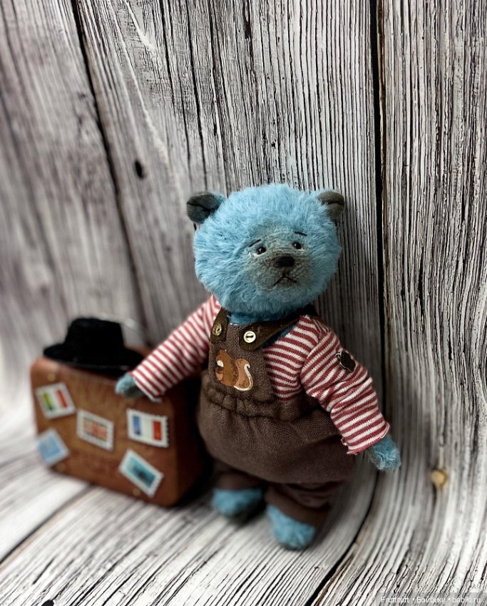 Пошаговый МК по созданию мишки тедди 16 см