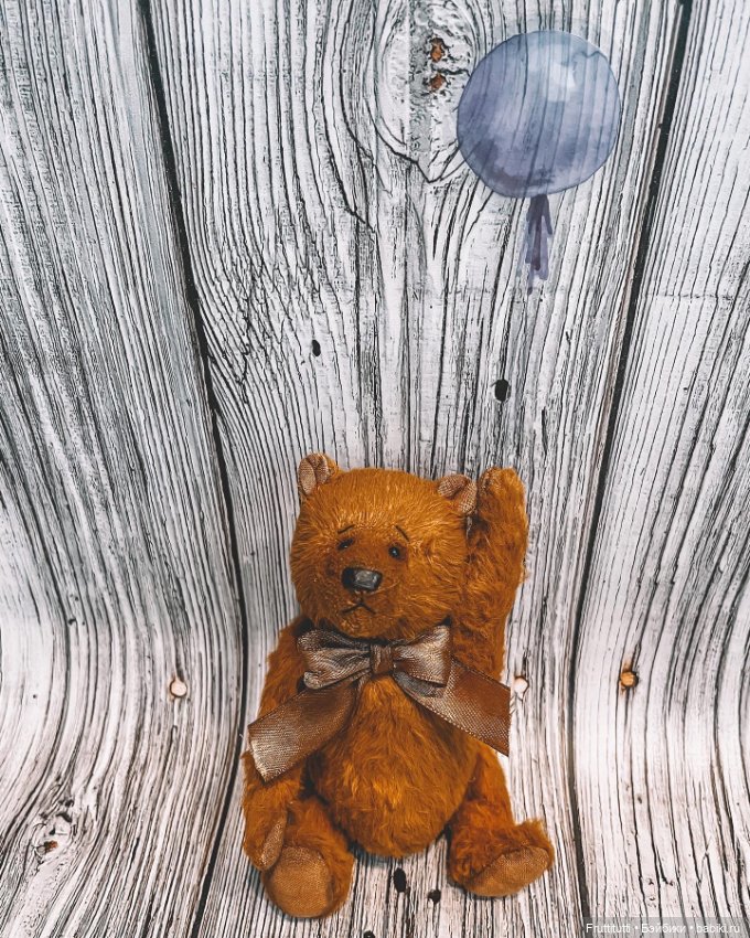 Пошаговый МК по созданию мишки тедди 16 см (фото 3)