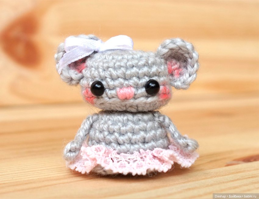 Мышка малышка — Вязаные игрушки и амигуруми: крючком