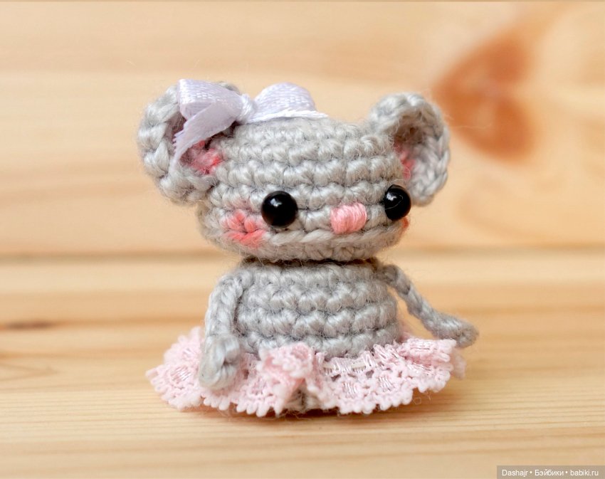 Мышка малышка — Вязаные игрушки и амигуруми: крючком (фото 3)