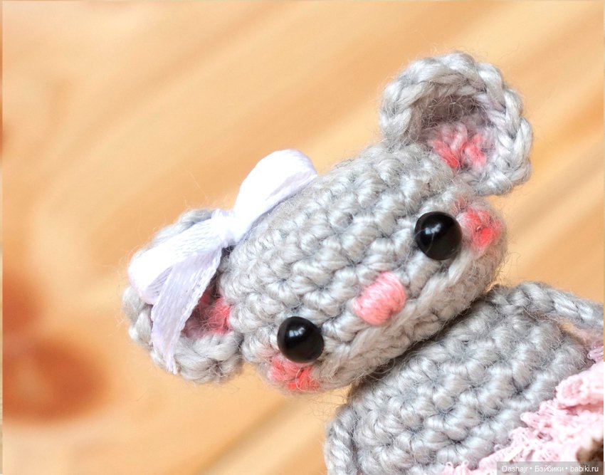 Мышка малышка — Вязаные игрушки и амигуруми: крючком (фото 5)