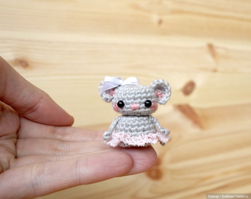 Мышка малышка — Вязаные игрушки и амигуруми: крючком (фото 4)