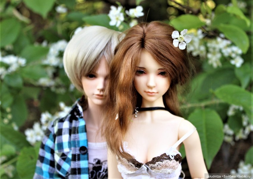 Мари и Адриан в черёмухе — Куклы Limhwa (Лимхва): корейские BJD (БЖД) (фото 2)