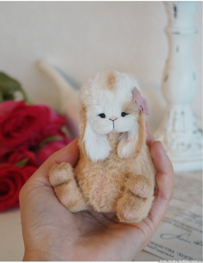Зайка Амелия 💗🌸 — Авторские мишки Тедди и друзья: фото (фото 5)