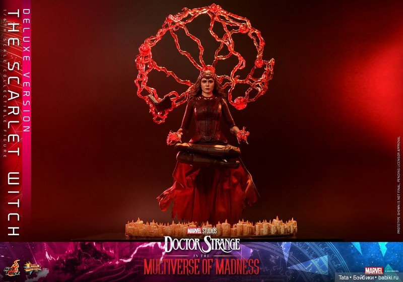 Hot Toys - Алая Ведьма в масштабе 1/6 по мотивам фильма «Доктор Стрэндж (фото 3)