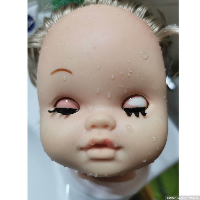 Рождение Сиенны — Реставрация и преображение кукол: ремонт