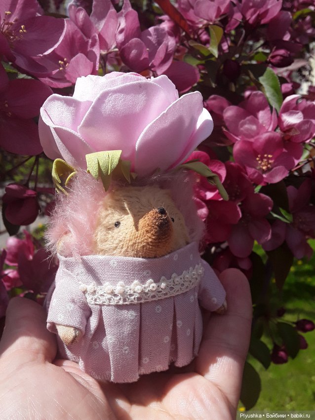 Яблоневый цвет — Домашние фото авторских игрушек: Тедди (фото 9)