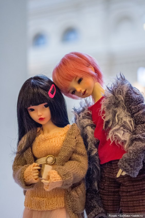 Зимняя прогулка: Валли и Мята (Soom Cheshire и Fairyland Chloe) (фото 4)