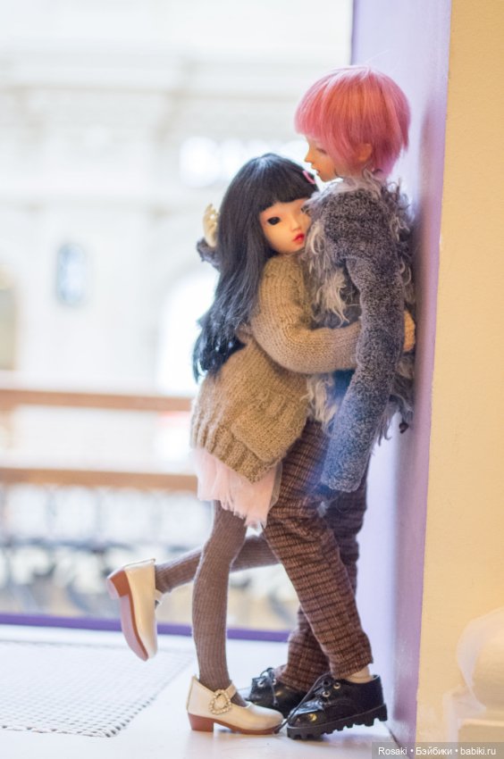 Зимняя прогулка: Валли и Мята (Soom Cheshire и Fairyland Chloe) (фото 2)