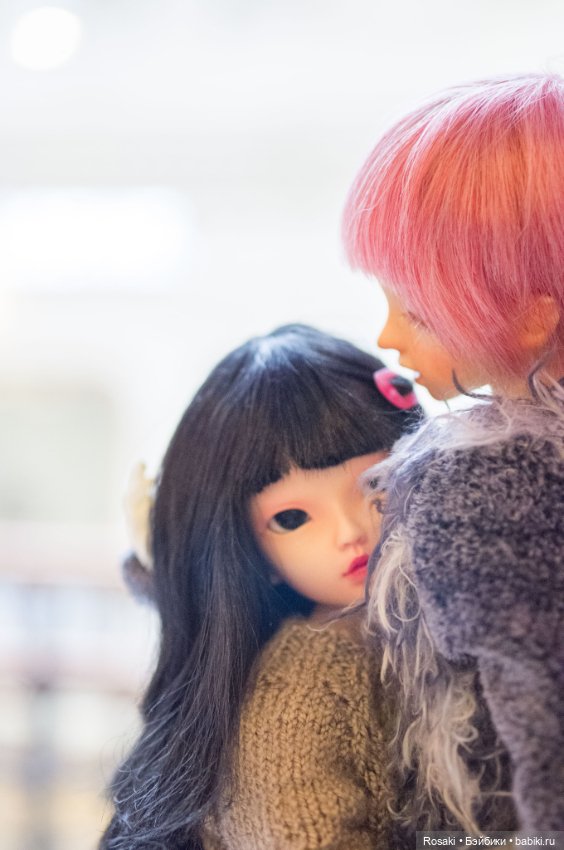 Зимняя прогулка: Валли и Мята (Soom Cheshire и Fairyland Chloe)