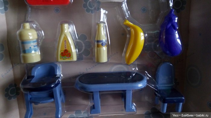 Кухня для кукол с аксессуарами