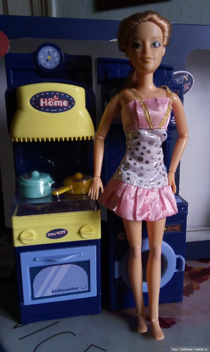 Кухня для кукол с аксессуарами