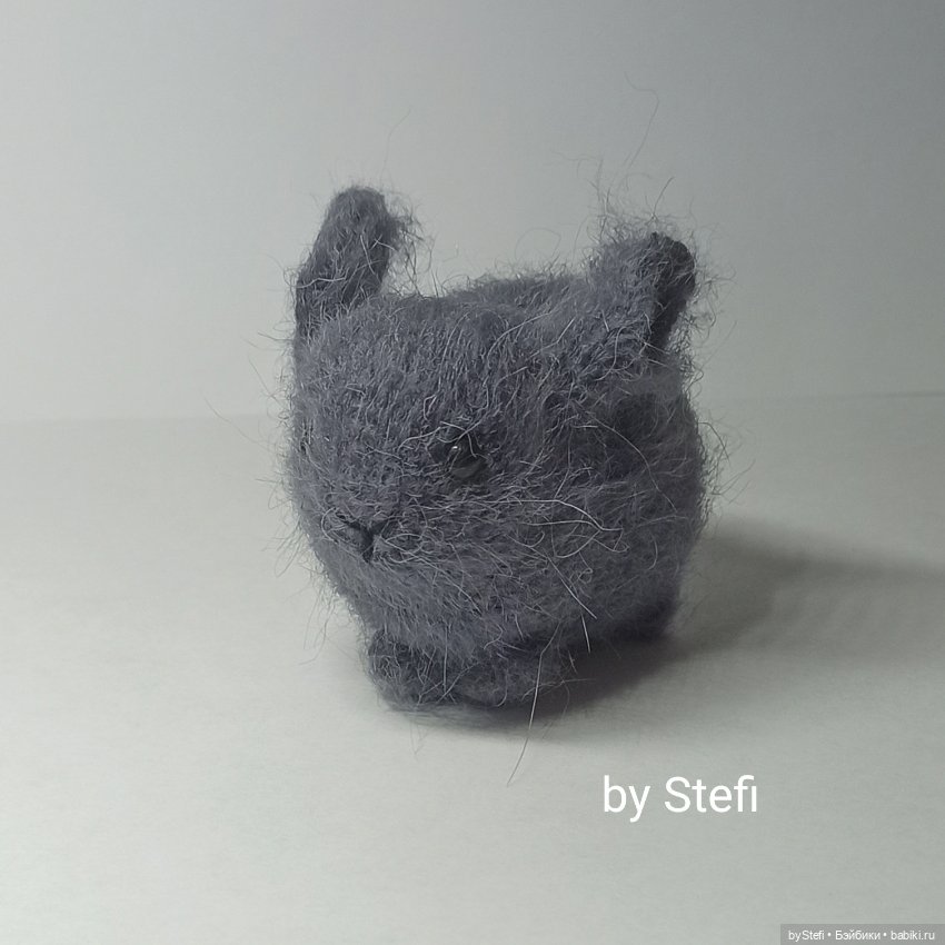 Крольчонок из пуха норки — Вязаные игрушки и амигуруми: крючком (фото 3)