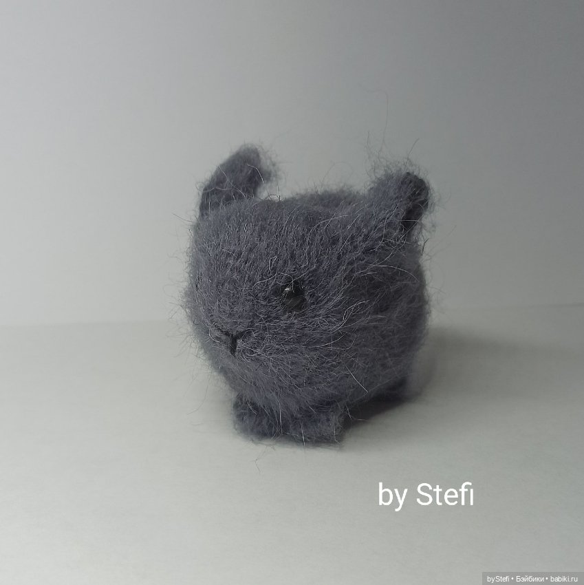 Крольчонок из пуха норки — Вязаные игрушки и амигуруми: крючком (фото 5)