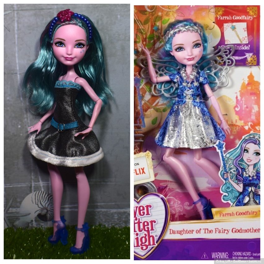Перепись КуклоНаселения 2 pink-doll Ever-After-High, 1/6-doll, Mattel