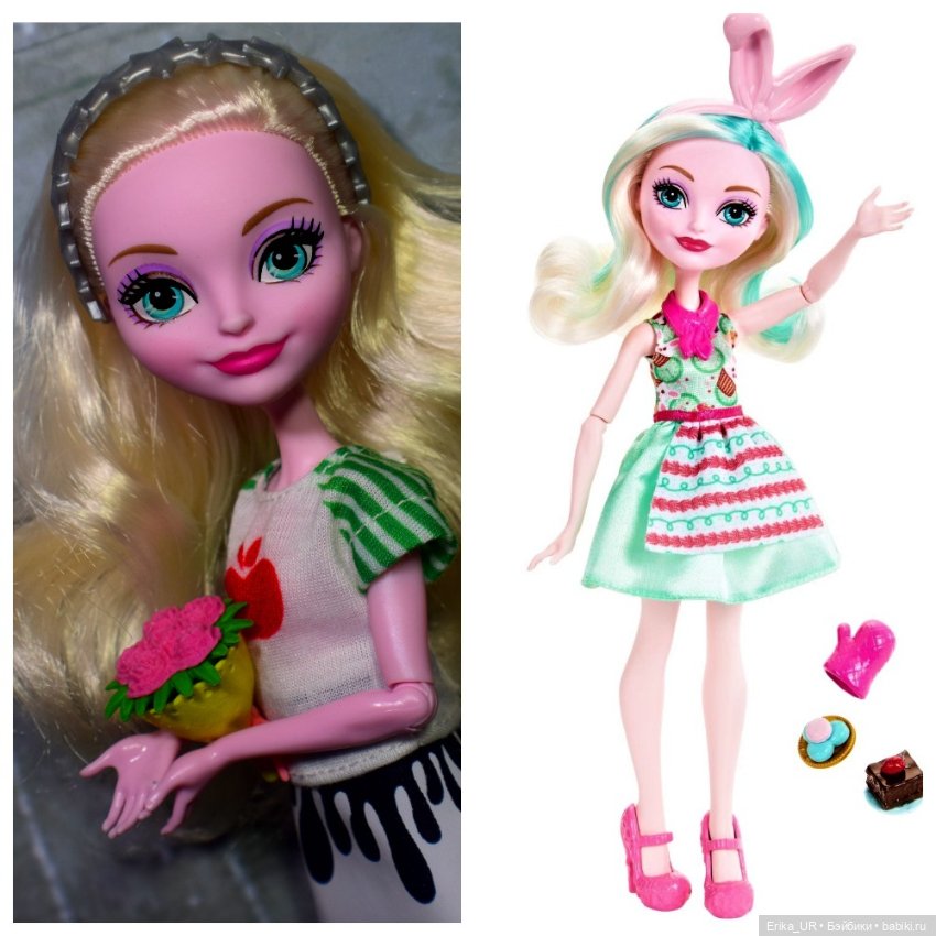 Перепись КуклоНаселения 2 pink-doll Ever-After-High, 1/6-doll, Mattel