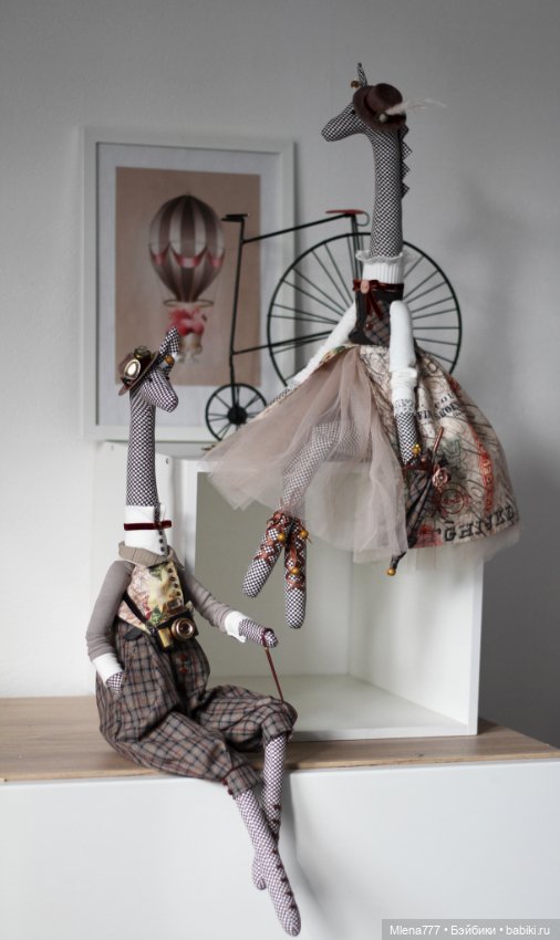 Интерьерные жирафы — Авторские текстильные куклы: Вальдорфские (фото 3)