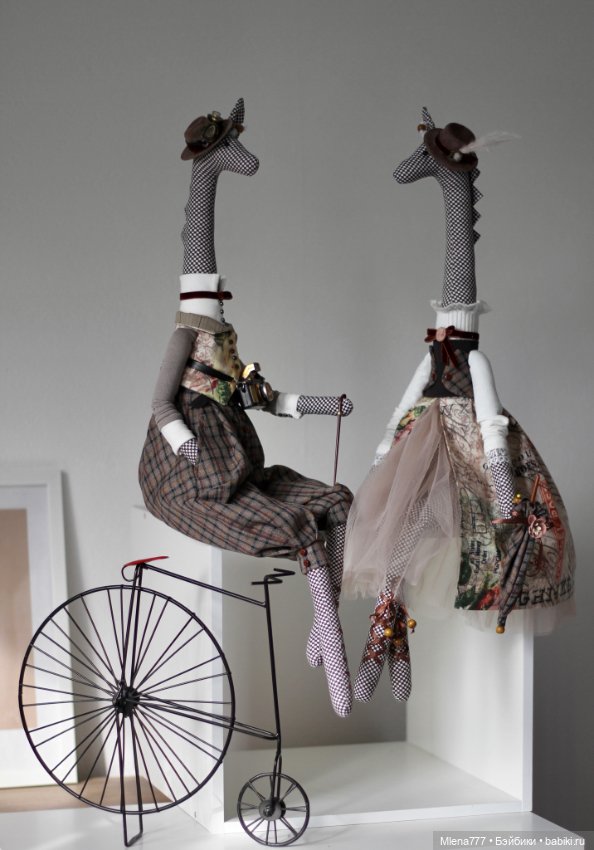 Интерьерные жирафы — Авторские текстильные куклы: Вальдорфские (фото 4)