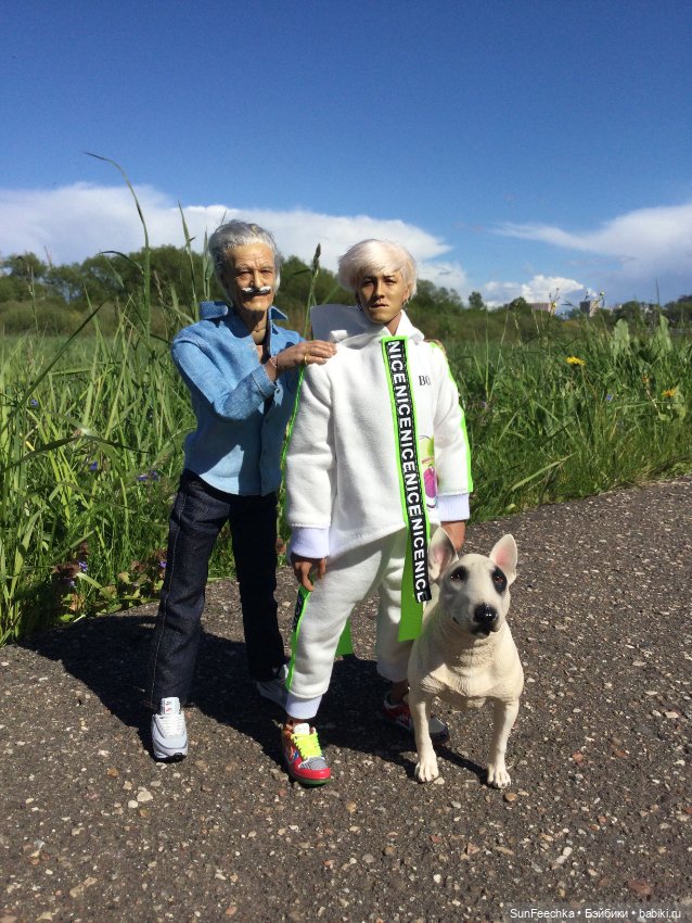 Матвей Сергеевич все ещё в строю!!! Гуляет с ПинкЛау (фото 9)