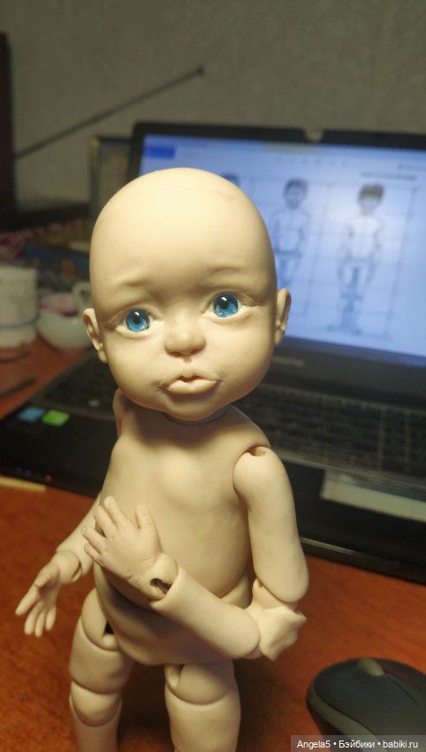 Шарнирная малышка. Муха — Авторские шарнирные куклы своими руками: лепка