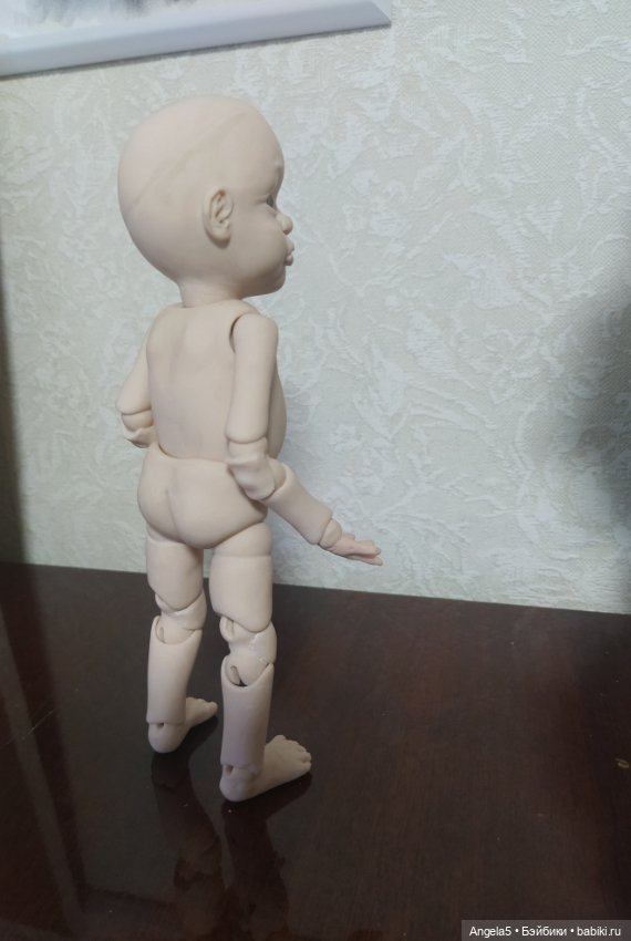 Шарнирная малышка. Муха — Авторские шарнирные куклы своими руками: лепка (фото 9)