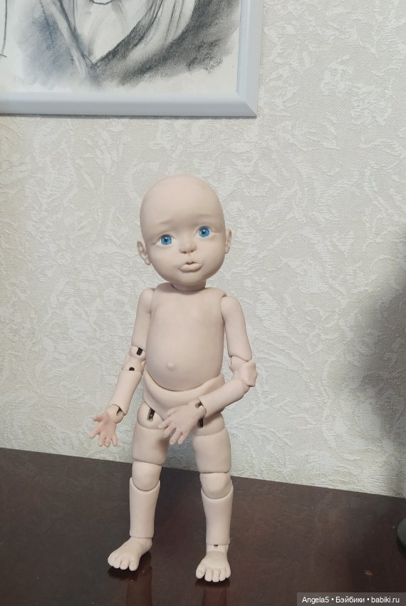 Шарнирная малышка. Муха — Авторские шарнирные куклы своими руками: лепка (фото 3)