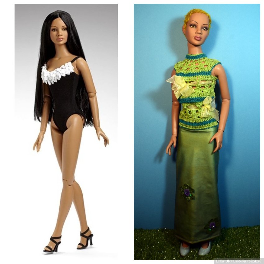 Перепись КуклоНаселения. 2 девушки. Большая и маленькая :)) (фото 2)