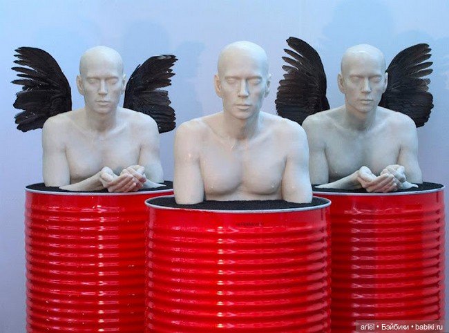 Креативные скульптуры испанской художницы Ángela Lergo