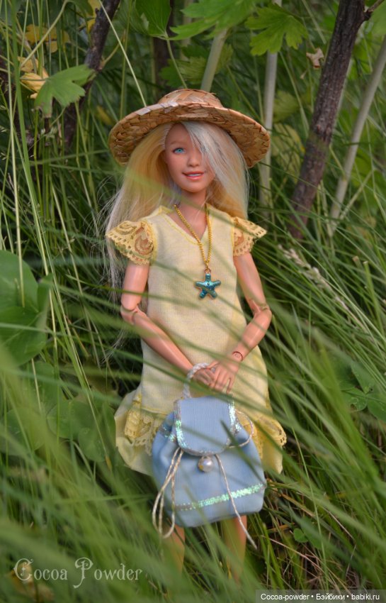 Солнечная девушка — ООАК и кастом Барби (Barbie): репейнт