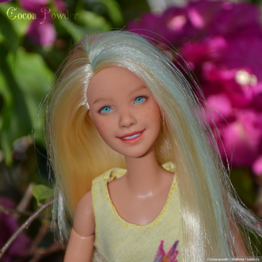 Солнечная девушка — ООАК и кастом Барби (Barbie): репейнт (фото 3)