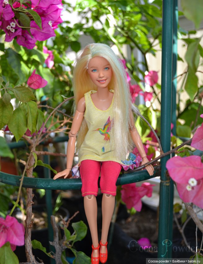 Солнечная девушка — ООАК и кастом Барби (Barbie): репейнт (фото 4)