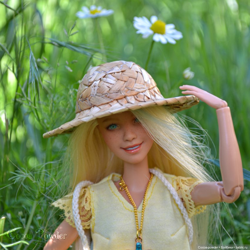 Солнечная девушка — ООАК и кастом Барби (Barbie): репейнт