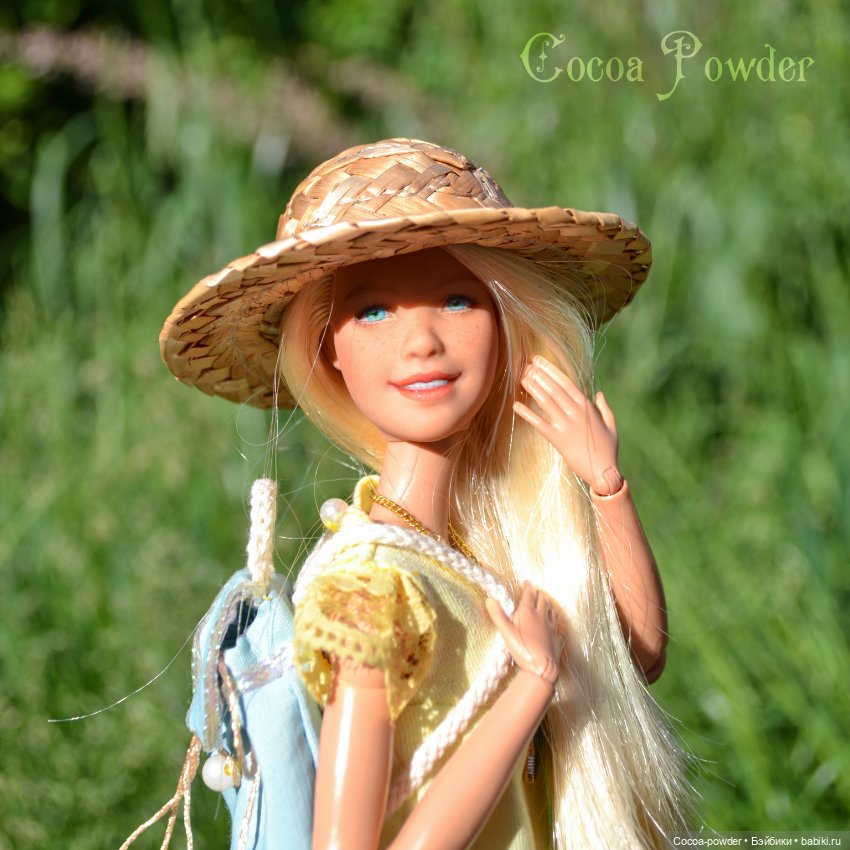 Солнечная девушка — ООАК и кастом Барби (Barbie): репейнт