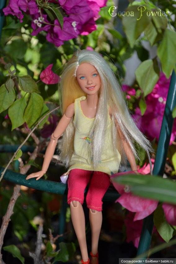Солнечная девушка — ООАК и кастом Барби (Barbie): репейнт (фото 5)