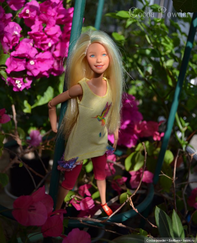 Солнечная девушка — ООАК и кастом Барби (Barbie): репейнт (фото 2)