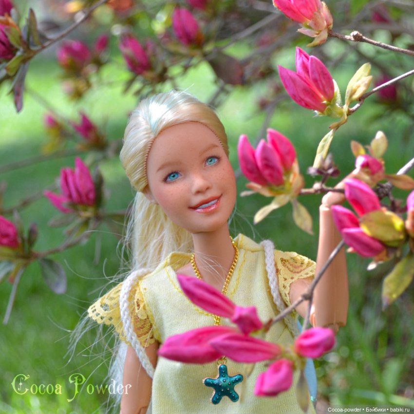 Солнечная девушка — ООАК и кастом Барби (Barbie): репейнт (фото 8)