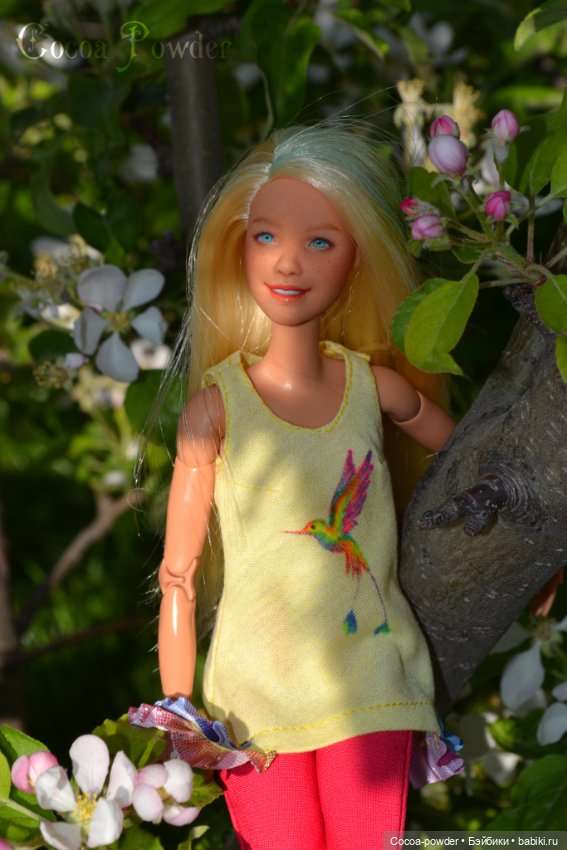Солнечная девушка — ООАК и кастом Барби (Barbie): репейнт