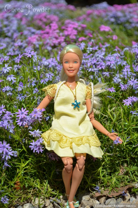 Солнечная девушка — ООАК и кастом Барби (Barbie): репейнт (фото 7)