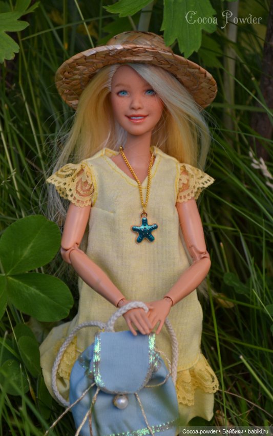 Солнечная девушка — ООАК и кастом Барби (Barbie): репейнт