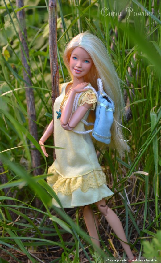 Солнечная девушка — ООАК и кастом Барби (Barbie): репейнт