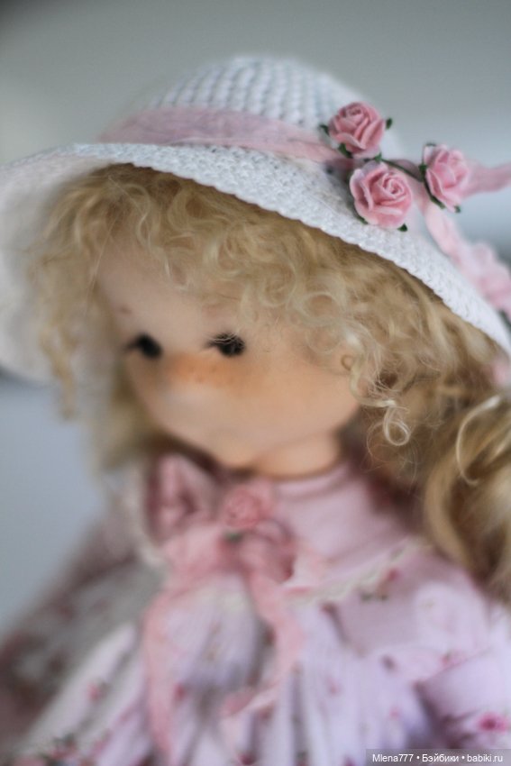 Розочка ! Интерьерная текстильная кукла (фото 3)