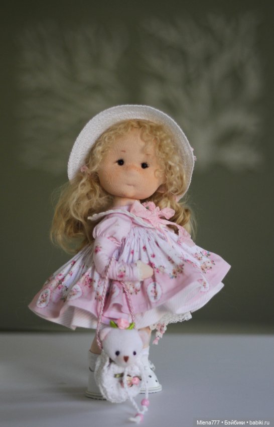 Розочка ! Интерьерная текстильная кукла (фото 4)