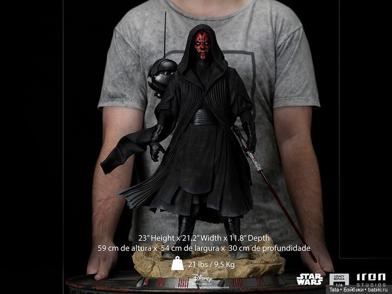 Iron Studios анонсировали статую Дарт Мола в масштабе 1/4 (фото 3)
