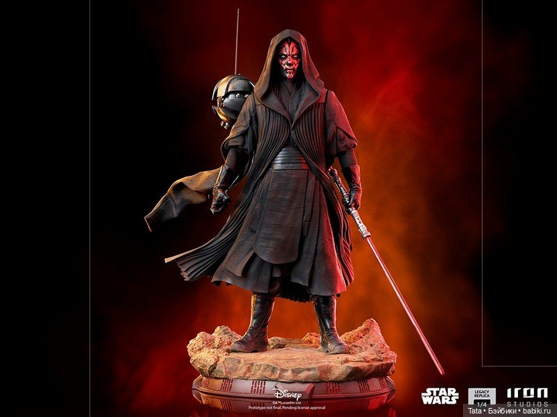 Iron Studios анонсировали статую Дарт Мола в масштабе 1/4 (фото 4)