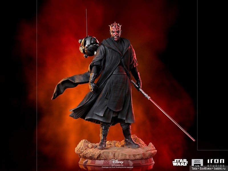 Iron Studios анонсировали статую Дарт Мола в масштабе 1/4