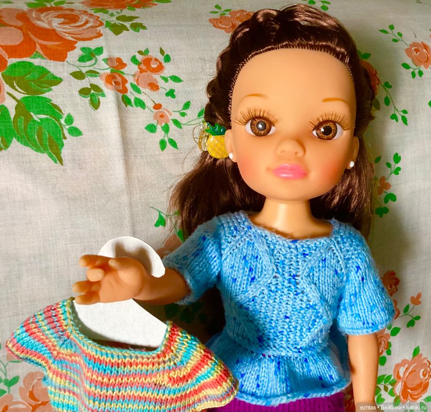 Нэнси в радужном платье — Одежда и обувь для кукол своими руками: фото (фото 5)