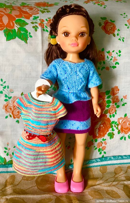 Нэнси в радужном платье — Одежда и обувь для кукол своими руками: фото